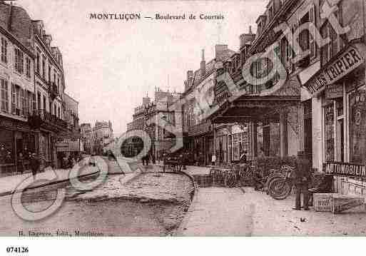 Ville de MONTLUCON, carte postale ancienne