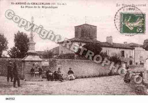 Ville de SAINTANDREDECHALENCON, carte postale ancienne
