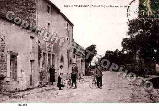 Ville de SAVIGNYLESEC, carte postale ancienne