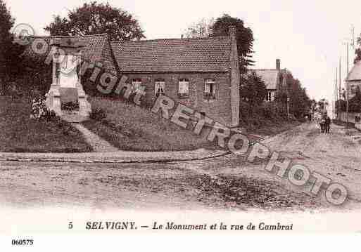 Ville de WALINCOURT, carte postale ancienne