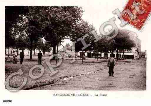 Ville de BARCELONNEDUGERS, carte postale ancienne