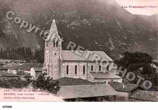 Ville de BERTREN, carte postale ancienne