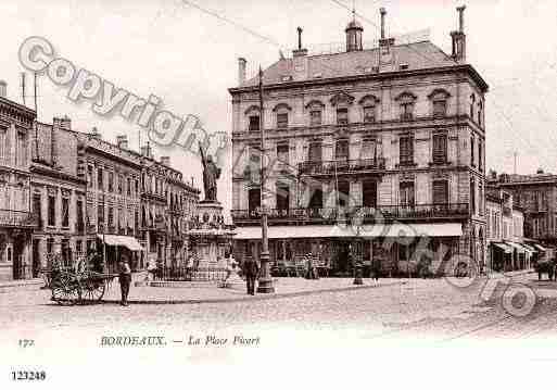Ville de BORDEAUX, carte postale ancienne