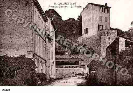 Ville de CALLIAN, carte postale ancienne