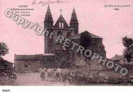 Ville de CAYRES, carte postale ancienne