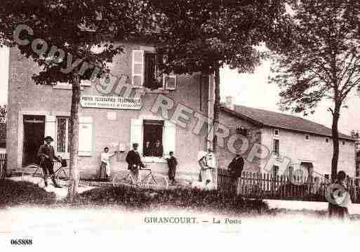 Ville de GIRANCOURT, carte postale ancienne