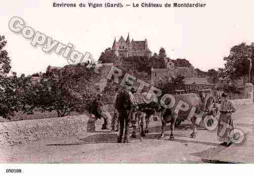 Ville de MONTDARDIER, carte postale ancienne