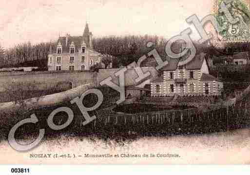 Ville de NOIZAY, carte postale ancienne