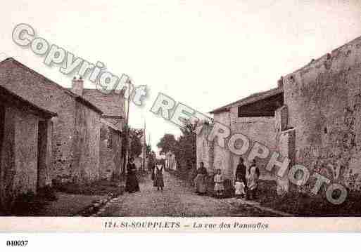Ville de SAINTSOUPPLETS, carte postale ancienne