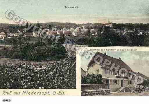 Ville de SEPPOISLEBAS, carte postale ancienne