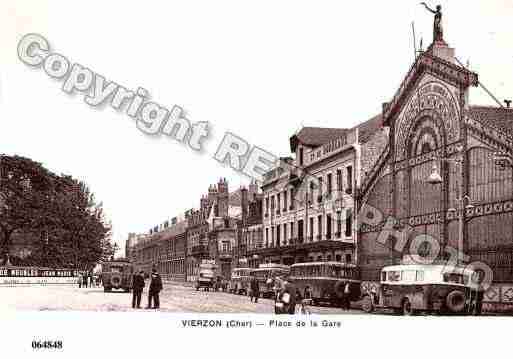 Ville de VIERZON, carte postale ancienne