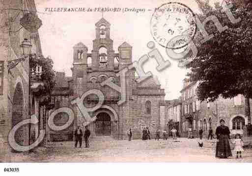 Ville de VILLEFRANCHEDUPERIGORD, carte postale ancienne