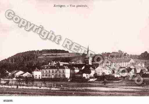 Ville de XERTIGNY, carte postale ancienne