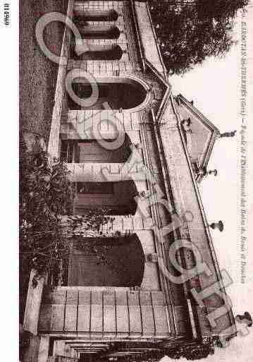 Ville de BARBOTANLESTHERMES, carte postale ancienne