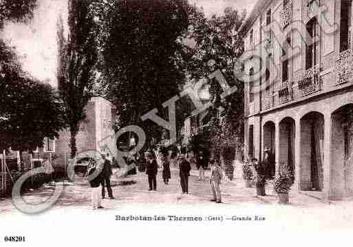 Ville de BARBOTANLESTHERMES, carte postale ancienne