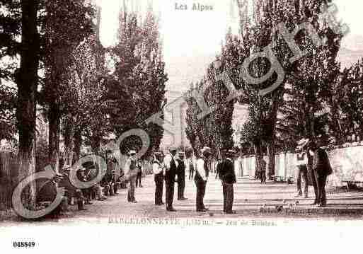 Ville de BARCELONNETTE, carte postale ancienne