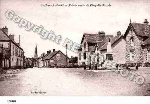 Ville de BAZOCHEGOUET, carte postale ancienne