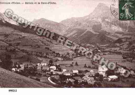 Ville de BERNEX, carte postale ancienne