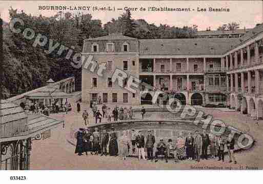 Ville de BOURBONLANCY, carte postale ancienne