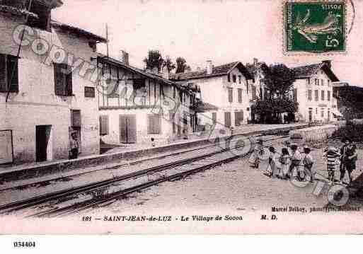 Ville de CIBOURE, carte postale ancienne
