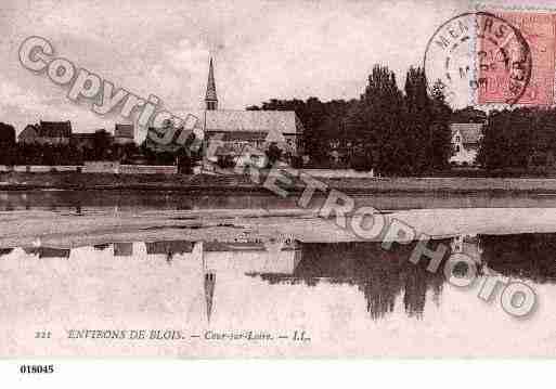Ville de COURSURLOIRE, carte postale ancienne