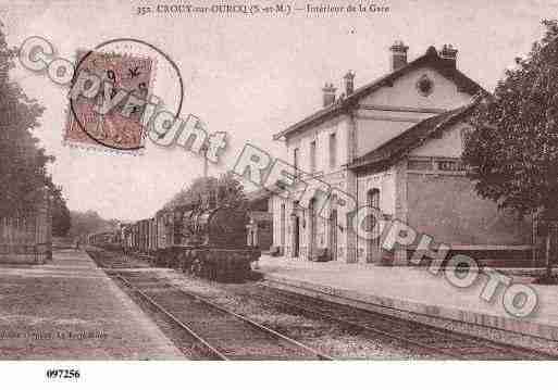 Ville de CROUYSUROURCQ, carte postale ancienne