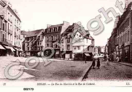 Ville de DINAN, carte postale ancienne