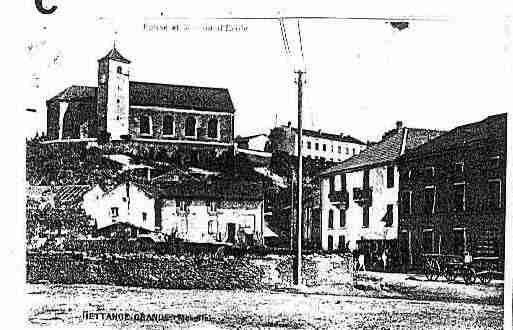 Ville de HETTANGEGRANDE, carte postale ancienne