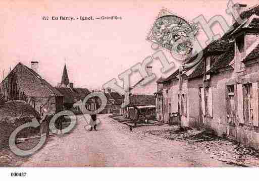 Ville de IGNOL, carte postale ancienne