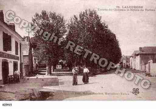 Ville de LALOUBERE, carte postale ancienne