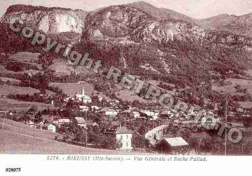 Ville de MIEUSSY, carte postale ancienne