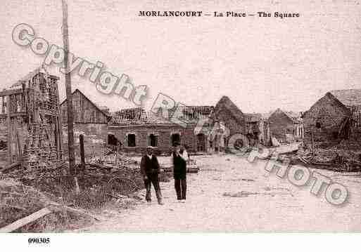 Ville de MORLANCOURT, carte postale ancienne