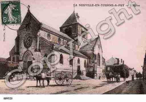 Ville de NEUVILLEENTOURNEAFUY, carte postale ancienne