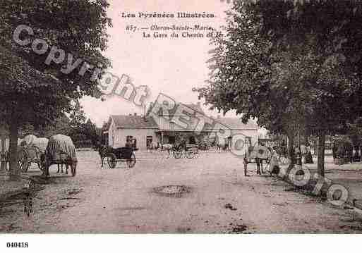 Ville de OLORONSAINTEMARIE, carte postale ancienne