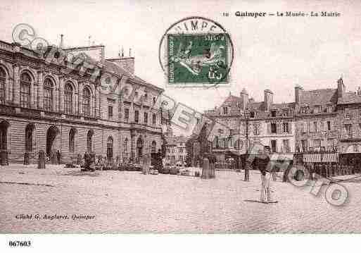 Ville de QUIMPER, carte postale ancienne