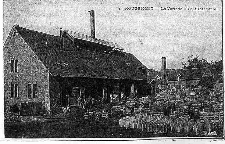 Ville de ROUGEMONT, carte postale ancienne