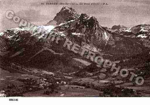 Ville de BERNEX, carte postale ancienne