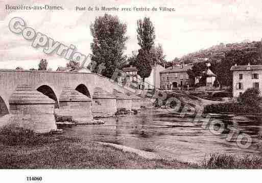 Ville de BOUXIERESAUXDAMES, carte postale ancienne