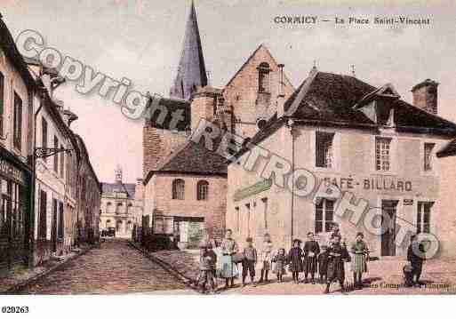 Ville de CORMICY, carte postale ancienne
