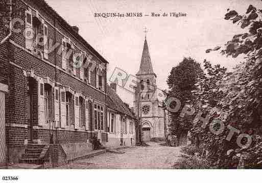 Ville de ENQUINLESMINES, carte postale ancienne