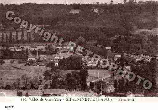 Ville de GIFSURYVETTE, carte postale ancienne