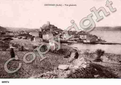 Ville de GRUISSAN, carte postale ancienne