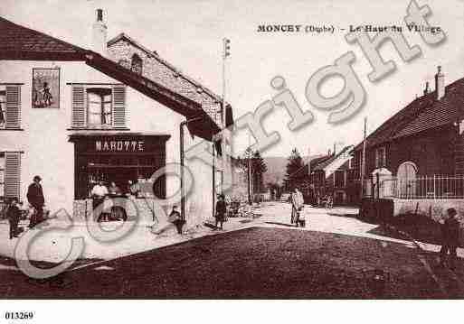 Ville de MONCEY, carte postale ancienne