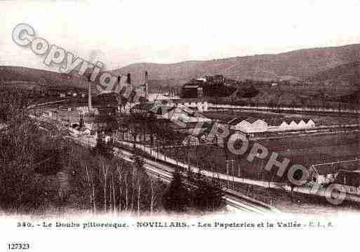 Ville de NOVILLARS, carte postale ancienne