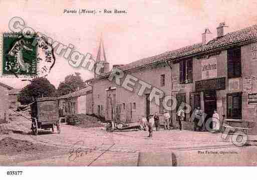 Ville de PAROIS, carte postale ancienne