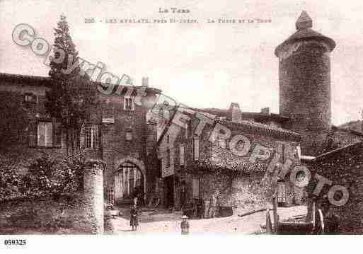 Ville de SAINTJUERY, carte postale ancienne