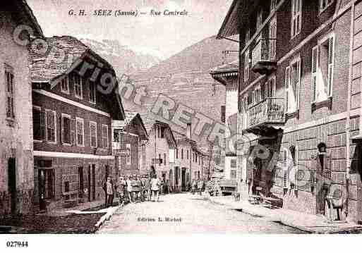 Ville de SEEZ, carte postale ancienne