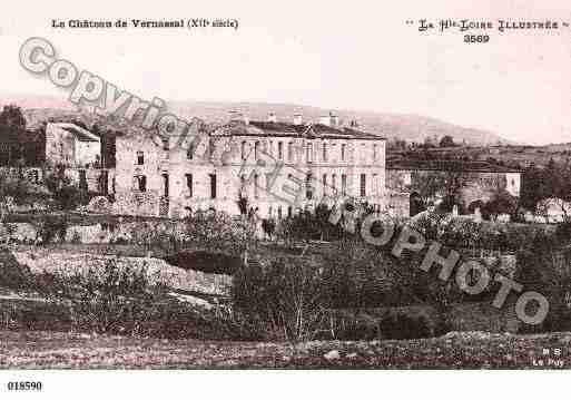 Ville de VERNASSAL, carte postale ancienne