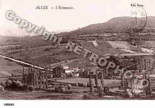 Ville de ALUZE, carte postale ancienne