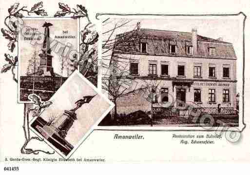 Ville de AMANVILLERS, carte postale ancienne